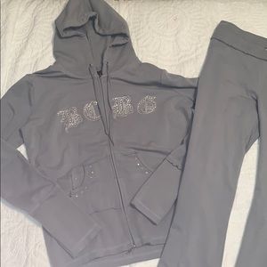 Grey BCBG MAXAZRIA Matching Sweatsuit